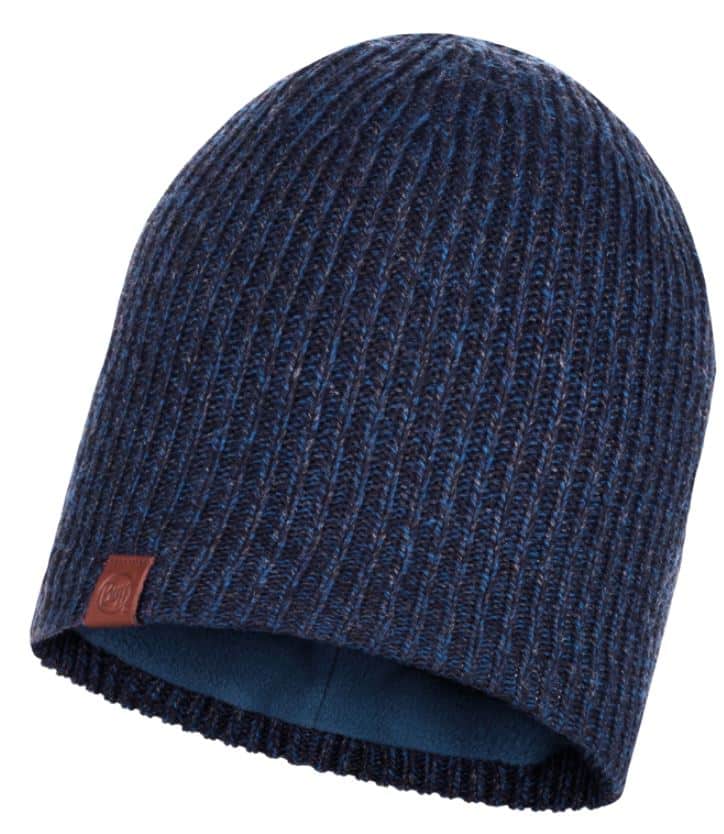 Buff Knitted & Fleece Hat Lyne Night Blue hat