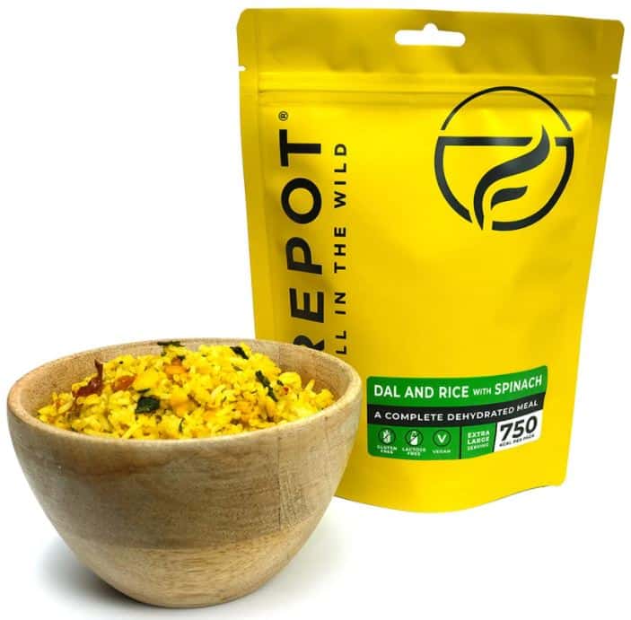 Firepot Regular Serving Dal and Rice with Spinach Extra Large