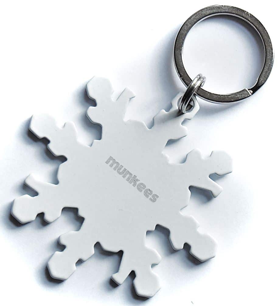 Munkees Stainless Bottle Opener - Snowflake