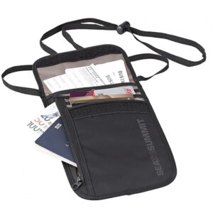 Sea to Summit Neck Wallet Black/Grey