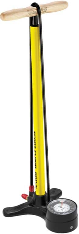 LEZYNE SPORT FLOOR DRIVE 3.5 GAUGE ABS-1 YELLOW