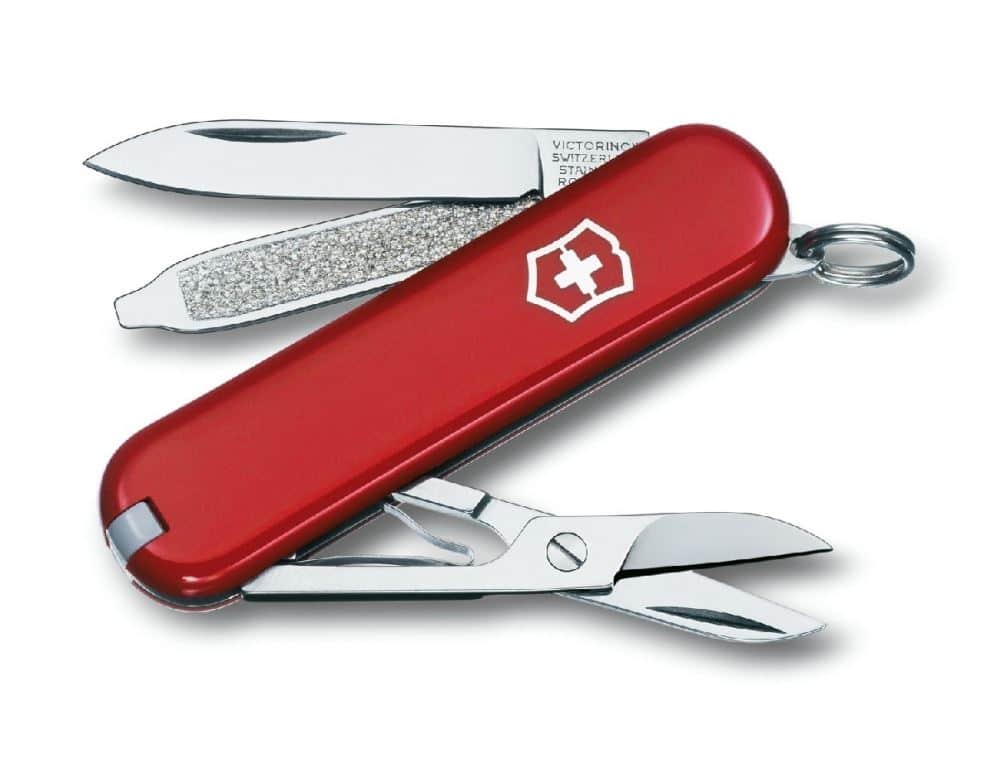 12. Victorinox ClassicSD 7f. Rood Zakmes