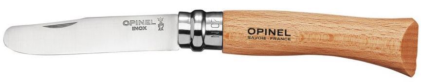 Opinel No.7 RVS Mon Premier kinderzakmes in blister - Beukenhout