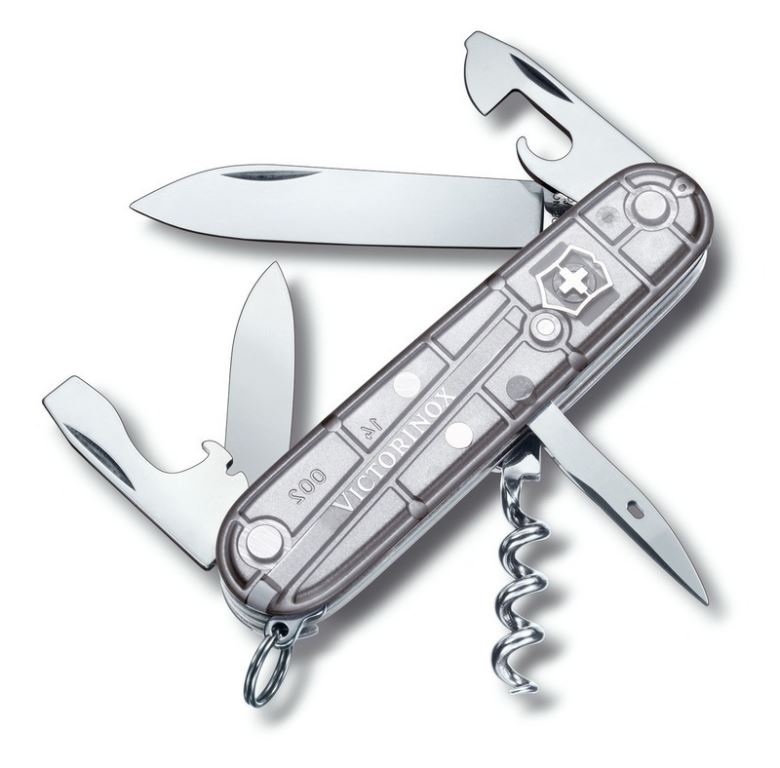 4. Victorinox Spartan 12f. Gray Pocket Knife