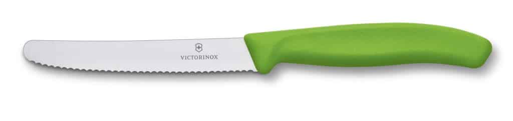 Victorinox Tomato/table knife stainless steel/green, serrated