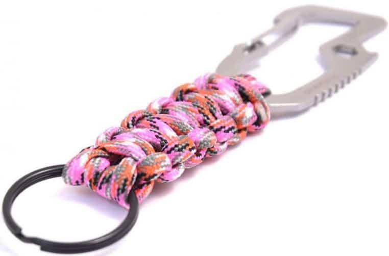 Munkees Multi-function Carabiner with Paracord Keychain