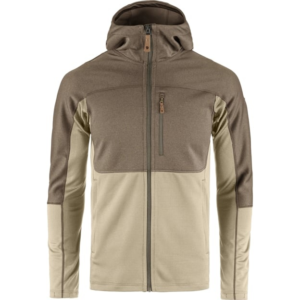 FjallRaven Abisko Trail Fleece men's cardigan - Fossil-Suede Brown