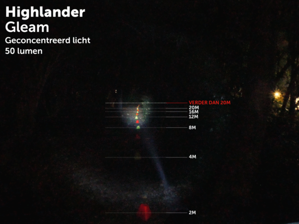 Highlander Gleam 1W LED Focus zaklamp - Image 6