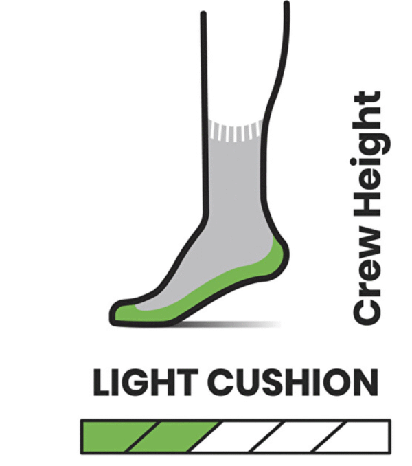 Smartwool Classic Edition Light Cushion Mountain-Print Crew socks - Image 4