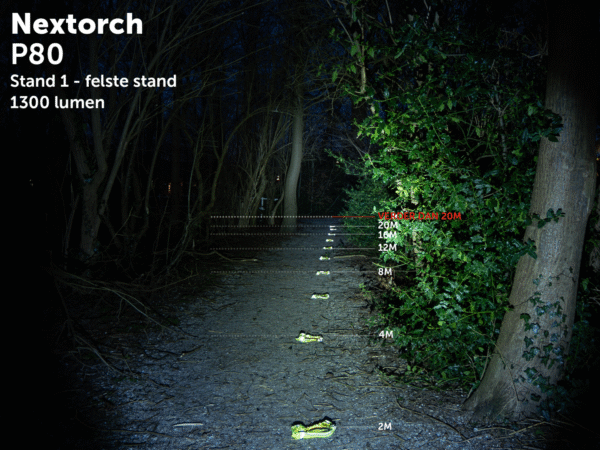 Nextorch P80 LED 1300 Lumen USB flashlight - Image 9