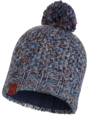 Buff Knitted & Fleece Hat Margo Blue hat
