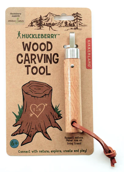 Kikkerland Huckleberry Wood Carving Tool - Image 5
