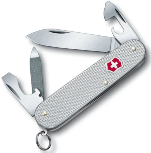 Victorinox Cadet, 9f Zilver Alox pocket knive
