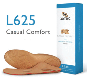 Aetrex Men's Casual Comfort Posted Orthotics men's insoles