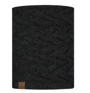 Buff Knitted & Fleece neckwarmer - Caryn Graphite