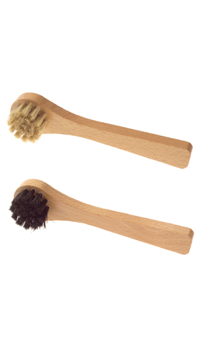 Frans Muller rubbing brush polished