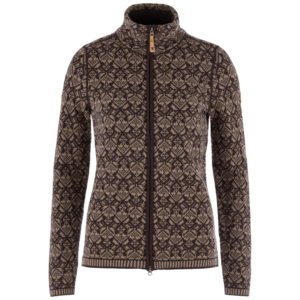 FjallRaven Snow Cardigan women's sweater - Suede Brown