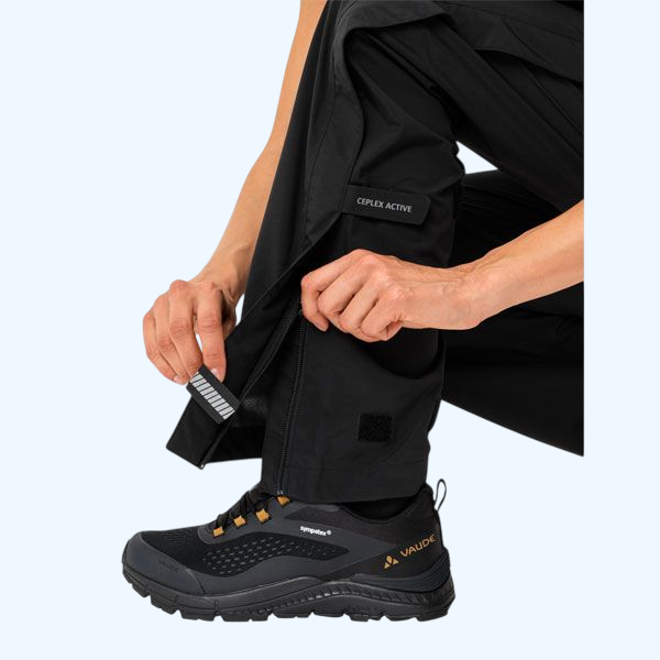 Vaude Wo Yaras Rain Zip Pants IV women's trousers - Image 6