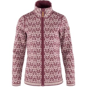 FjallRaven Snow Cardigan women's sweater - Mesa Purple