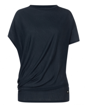 SuperNatural Yoga Loose women's shirt - Blueberry