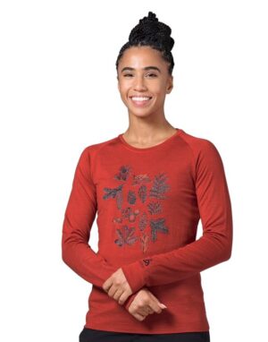 Odlo T-Shirt Crew Neck l/s Merino 200 women's shirt