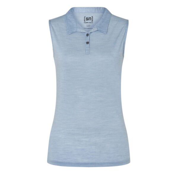 SuperNatural Sleeveless Polo Dames - Image 4