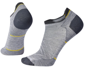 Smartwool Run Zero Cushion Low Ankle Socks - Ash