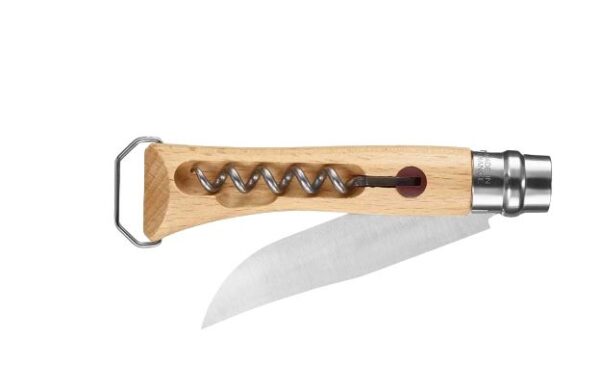 Opinel Kurkentrekker-pocket knive met opener N°10, Gourmets, Blits - Image 5