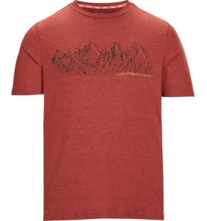 Killtec Lilleo men's shirt - Rotes Ocker