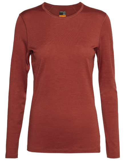 Icebreaker 200 Oasis LS Crewe women's