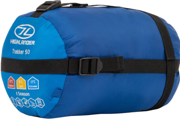 Highlander Trekker 50 Sleeping Bag Blue - Image 6