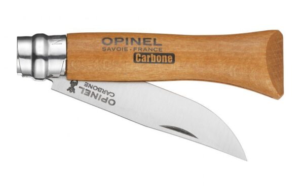 Opinel No.6 Carbon pocket knive - beechwood - Image 4