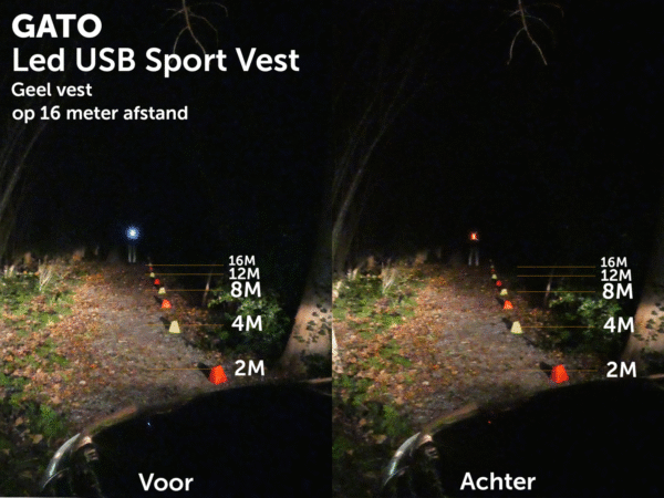 Gato sports LED USB sport vest - Image 5
