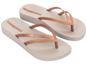 Ipanema Bossa Soft women's flip-flop - Beige/Gold