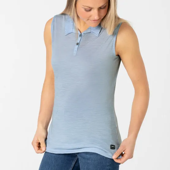 SuperNatural Sleeveless Polo Dames - Image 5