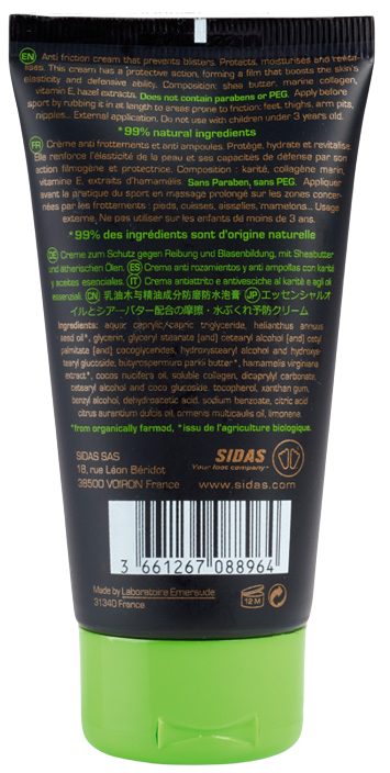 Sidas Anti Friction cream 75ml neutral - Image 4