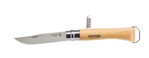 Opinel Kurkentrekker-pocket knive met opener N°10, Gourmets, Blits