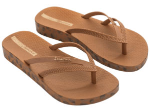 Ipanema Bossa Soft women's flip-flop - Brown/Gold