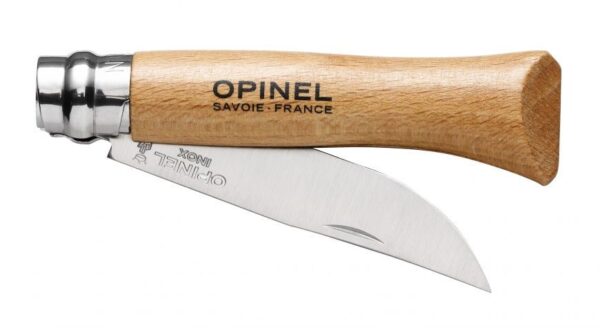 Opinel No.6 RVS Inox pocket knive - beechwood - Image 4
