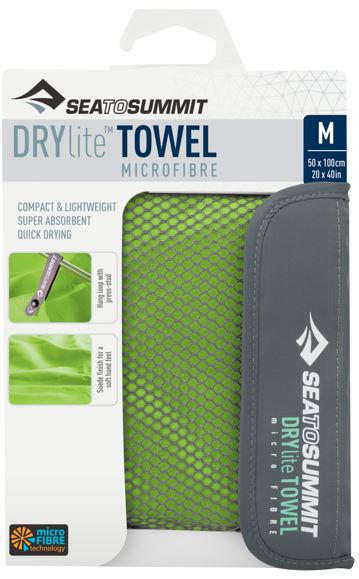 Sea to Summit Drylite Towel Lime M - Image 9