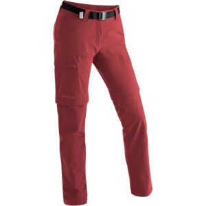 Maier-Sports Inara Slim Zip-Off women's trousers - Sun Dried Tomato