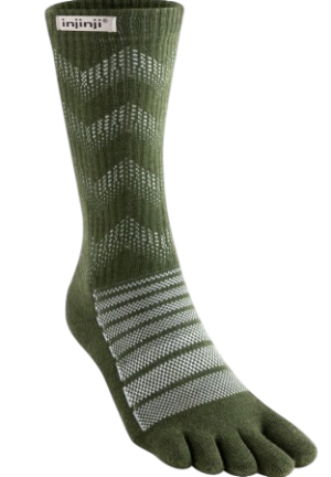 injinji Outdoor/MW/CRW/Wool/SLA - Forest