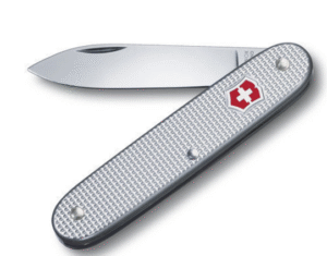 43. Victorinox Pioneer Alox Silver pocket knive