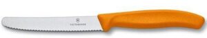 Victorinox Tomaten/tableknive, rvs/Oranje PP, kartel
