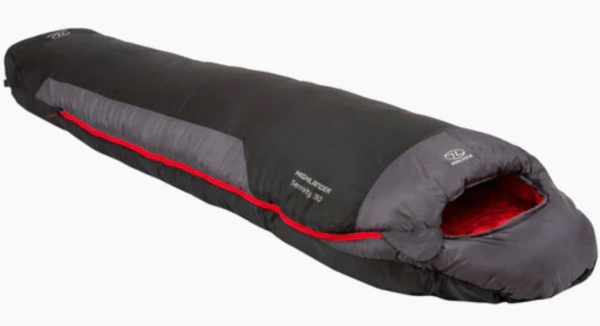 Highlander Serenity 350 Mummy Charcoal sleeping bag - Image 4