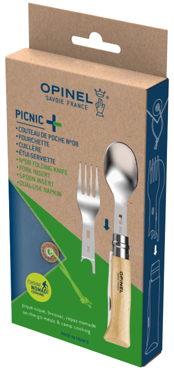 Opinel Picnic Plus outdoor bestekset 4-part - Image 4