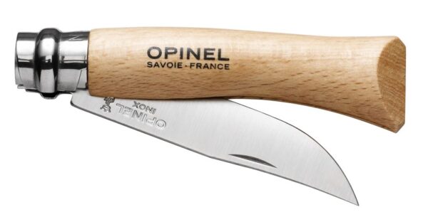 Opinel No.7 RVS Inox pocket knive - beechwood - Image 4