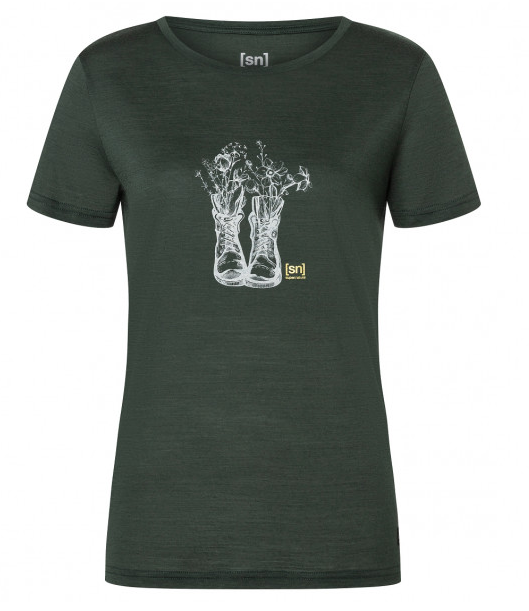 SuperNatural Flower shoes Tee women's - Image 4