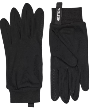 Hestra Silk Liner Touch Point gloves - Beige/Brown