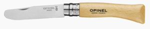 Opinel No.7 RVS Colorama Mon Premier kids pocket knive - beechwood